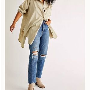Free People | CRVY Georgine Mom Jeans